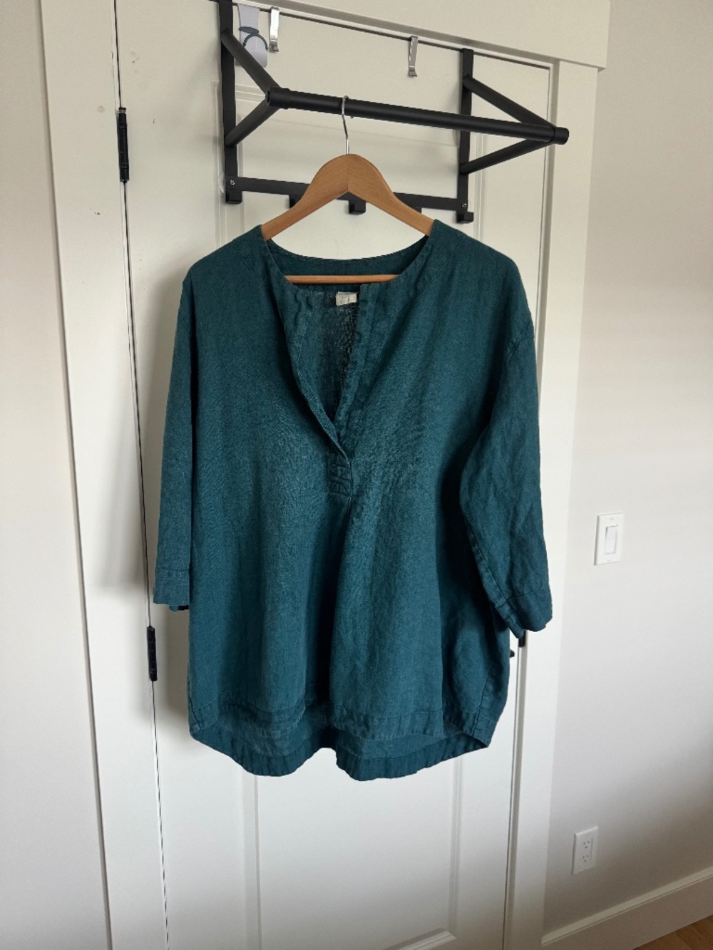Teal Linen Tunic